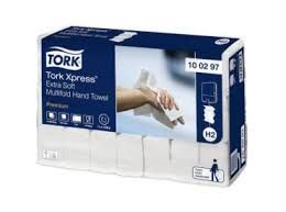 Papierhandt. Papierhandt. " Tork Xpress H2 " 21 x 34 cm, 2-lg