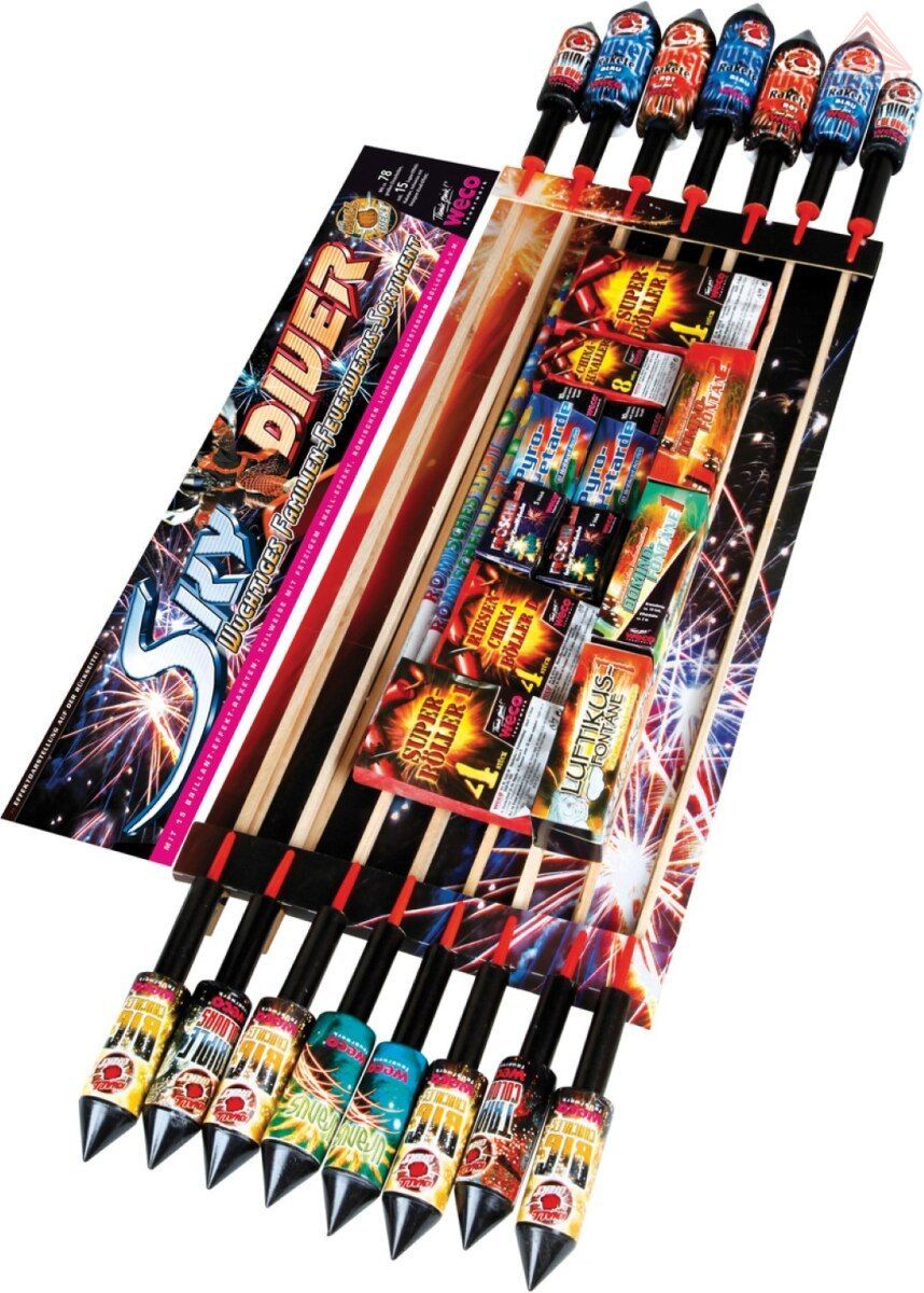 Skydiver 78 tlg Mega Familien-Sortiment