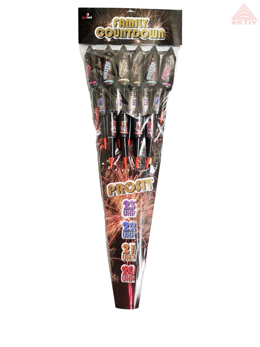 Family Countdown, MEGA 15-tlg. Raketensort. NEU