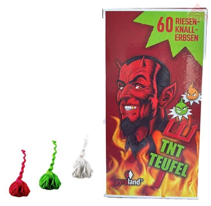 TNT Teufel, 3 x 20er Riesen Knallerbsen TNT Teufel, 3 x 20er Riesen Knallerbsen