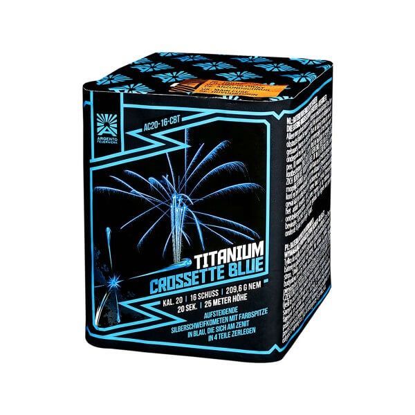 Titanium Crossette Blue von Funke Batteriefeuerwerk Funke Titanium Crossette Blue von Funke Batteriefeuerwerk Funke