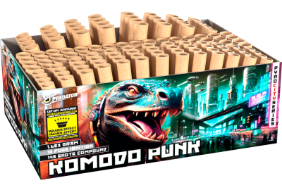Lesli Komodo Punk, 148 Schuss Verbundfeuerwerk  NEU