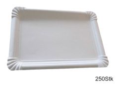 Pappteller  11x17cm  250 Stk Frischfaser