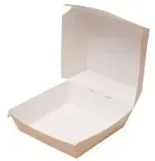 HAMBURGER-BOX NATURE 14,5 X 14,5 X 8CM