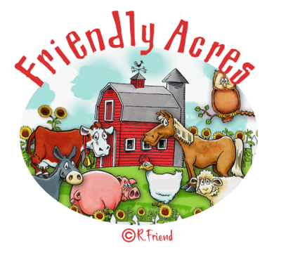 Friendly Acres Greeting Cards