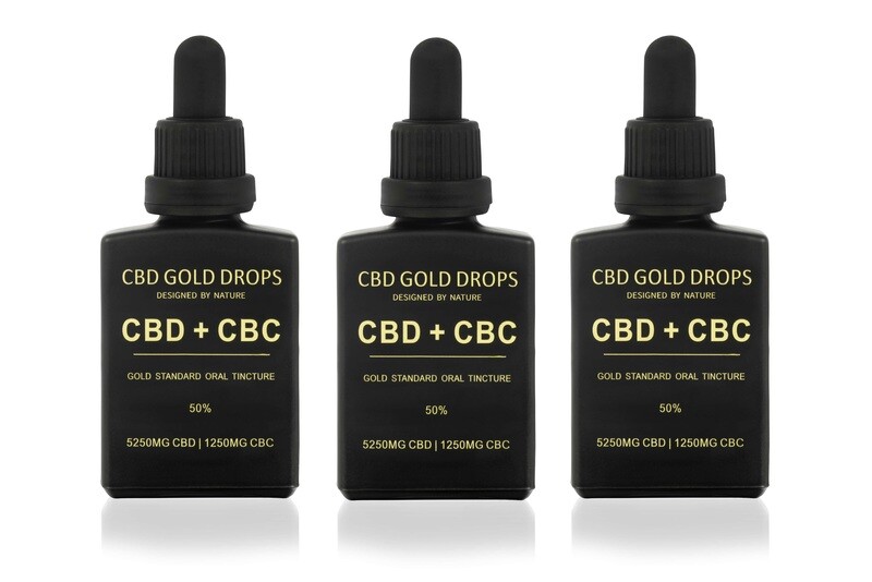 BUY 3 x HEMP GOLD DROPS 50% CBD 5250mg + CBC 1250mg 30ml BUY 3 x HEMP GOLD DROPS 50% CBD 5250mg + CBC 1250mg 30ml