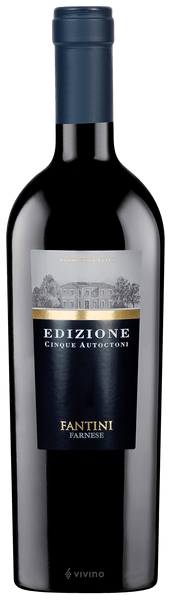 Edizione Cinque Autoctoni 2015 (Abruzzo) - 4.3/5.0⭐️ Red Wine, Grapes: Montepulciano, Primitivo, Negroamaro, Sangiovese, Malvasia Rossa