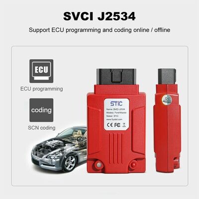 SVCI J2534 Diagnostic Tool For Ford IDS FDRS Xentry Techstream JLR SDD HONDA HDS - Will Support Online Module Progarmming