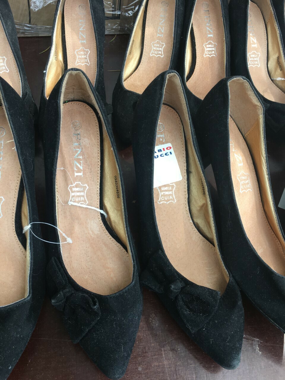 Lot de 6 paires d’escarpins – Semelle intérieure cuir