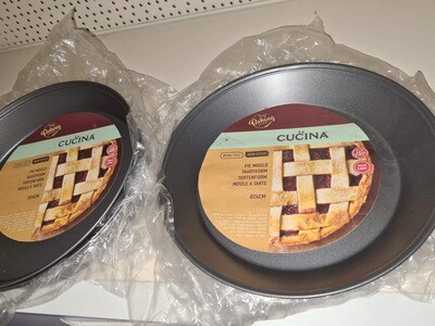 Lot de 6 moules à tarte ronds