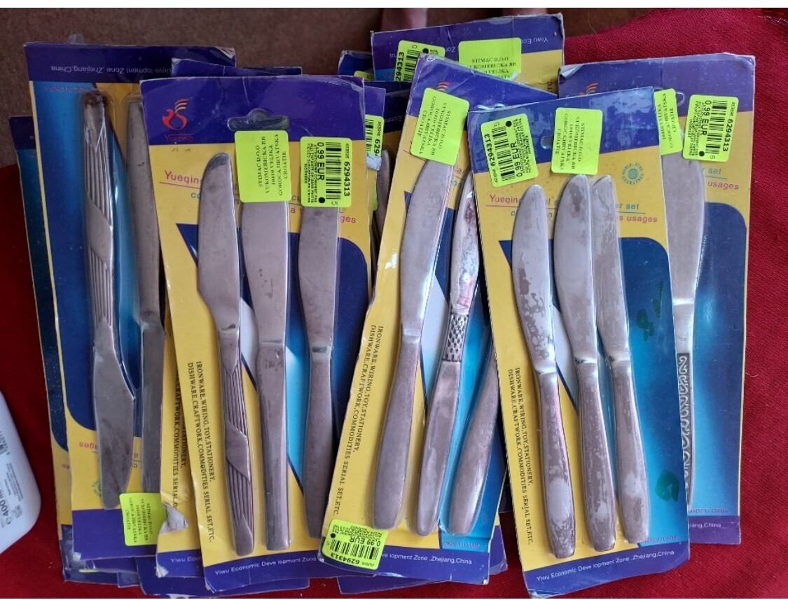 Lot de 10 paquets de 3 couteaux