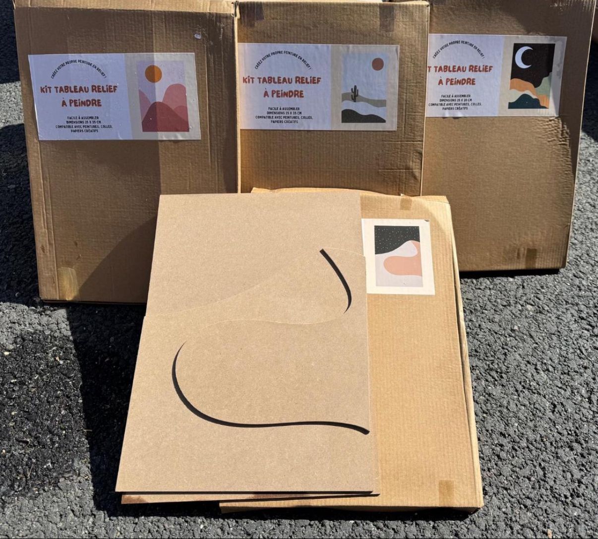 Lot de 30 Tableaux Loisir Créatif à Peindre