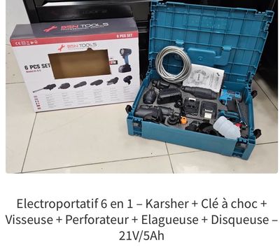électroportatif 6 en 1  
