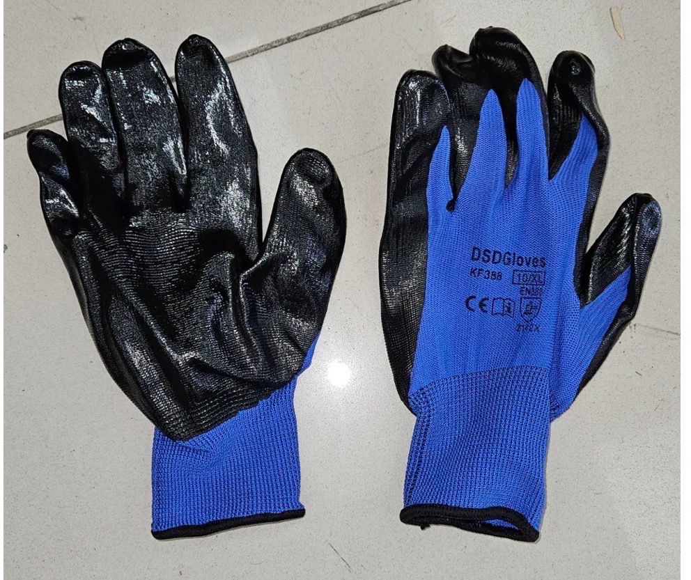 pair de gant taille 10 - bleu x10 