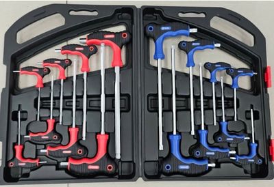 clé en T torx et hexagonal 16 pcs 