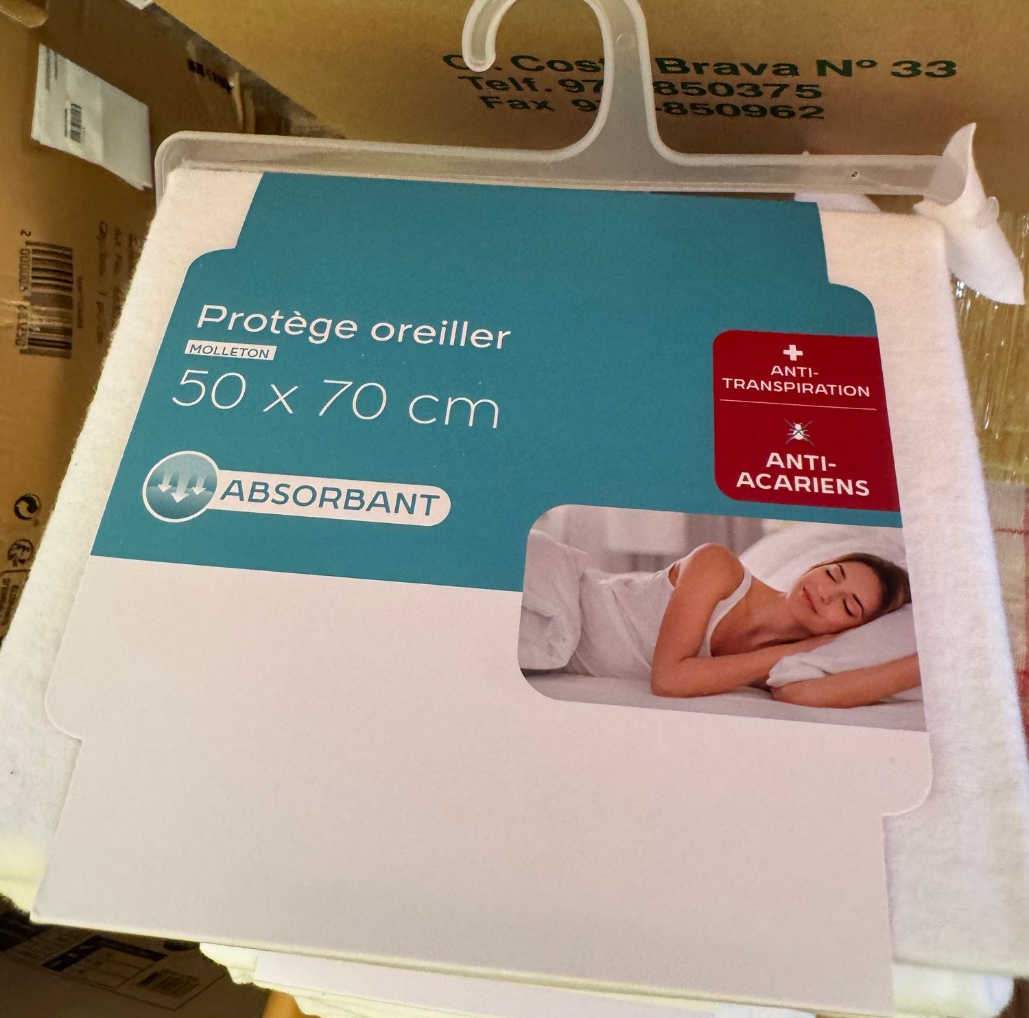 lot de quatre protège oreiller