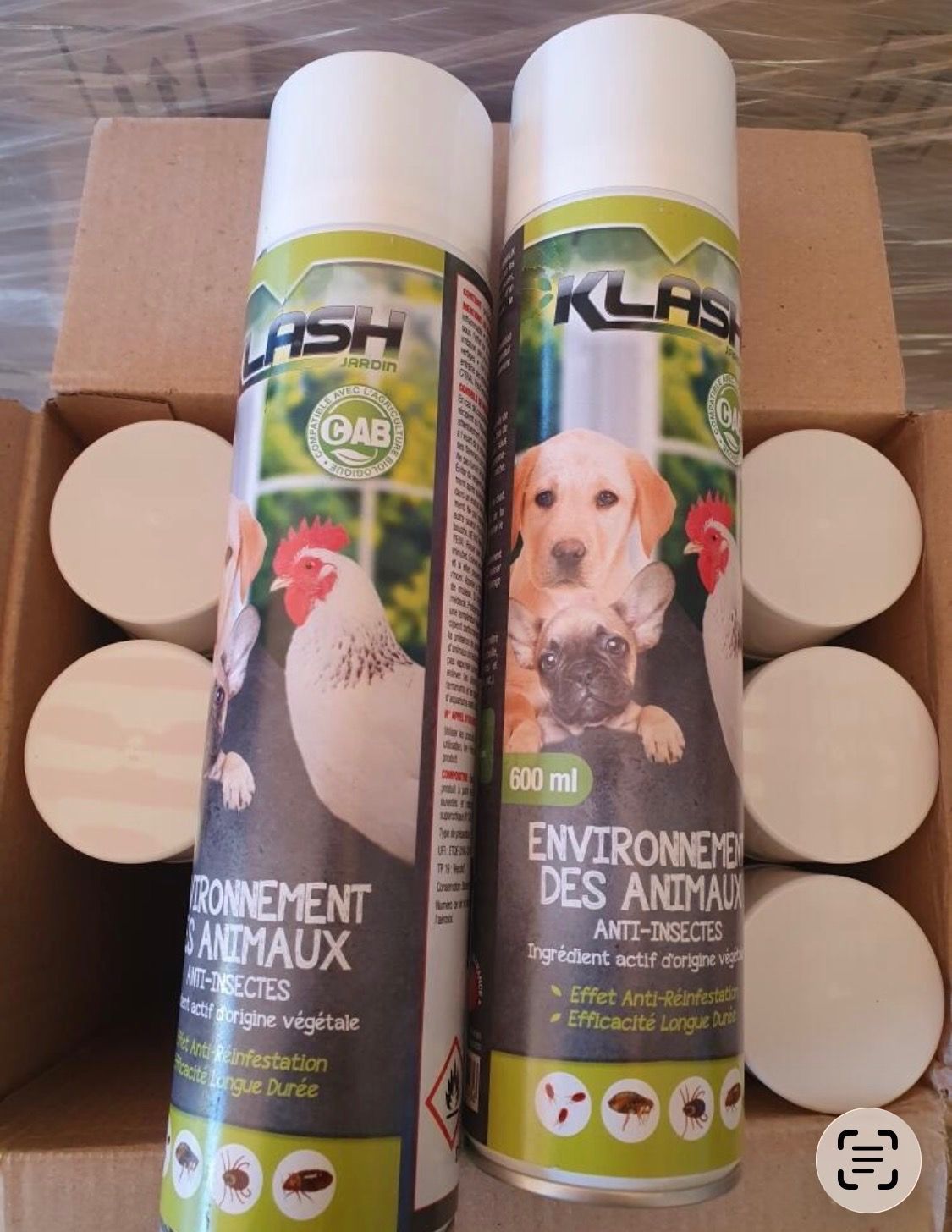 Lot de 24 spray répulsif anti insectes