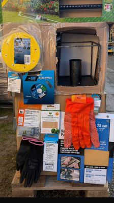 Palette de 120 articles de bricolage