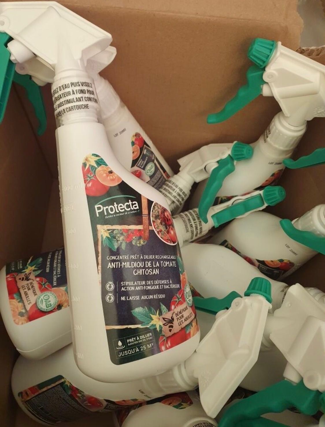 Lot de 72 spray anti mildious du potager