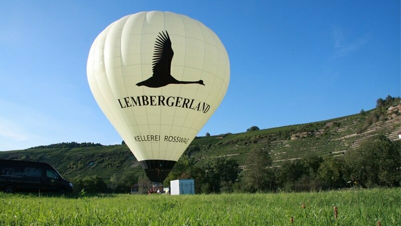 Ballonfahrt: "Wind und Wein"