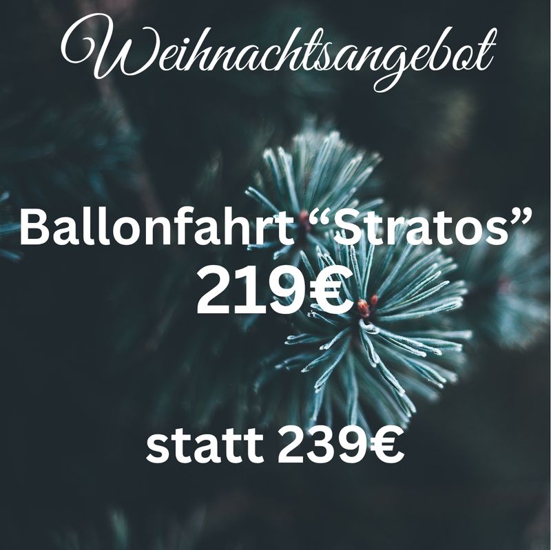 Ballonfahrt:  Ballonfahrt: "Stratos"