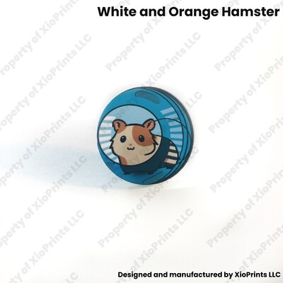 1 Inch Hamster Acrylic Pin