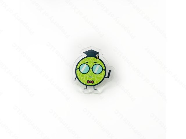1.5 inch Clear Acrylic Pins