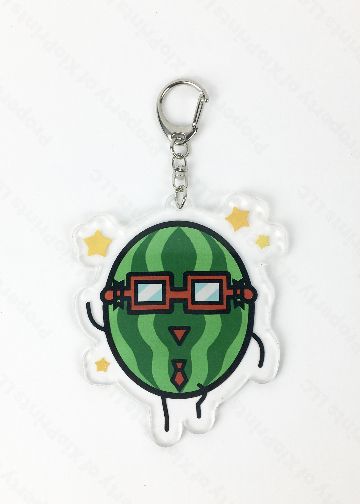 3 inch Double-Sided Clear Acrylic Charms