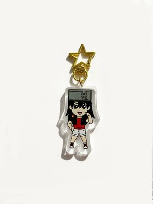 2 inch Double-Sided Clear Acrylic Charms