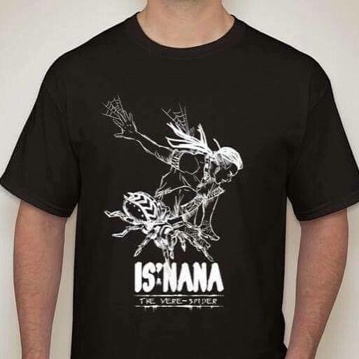 Is'nana the Were-Spider T-Shirt Designed by Daryl Toh 2