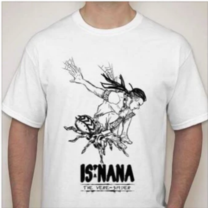 Is'nana the Were-Spider T-Shirt Designed by Daryl Toh 4