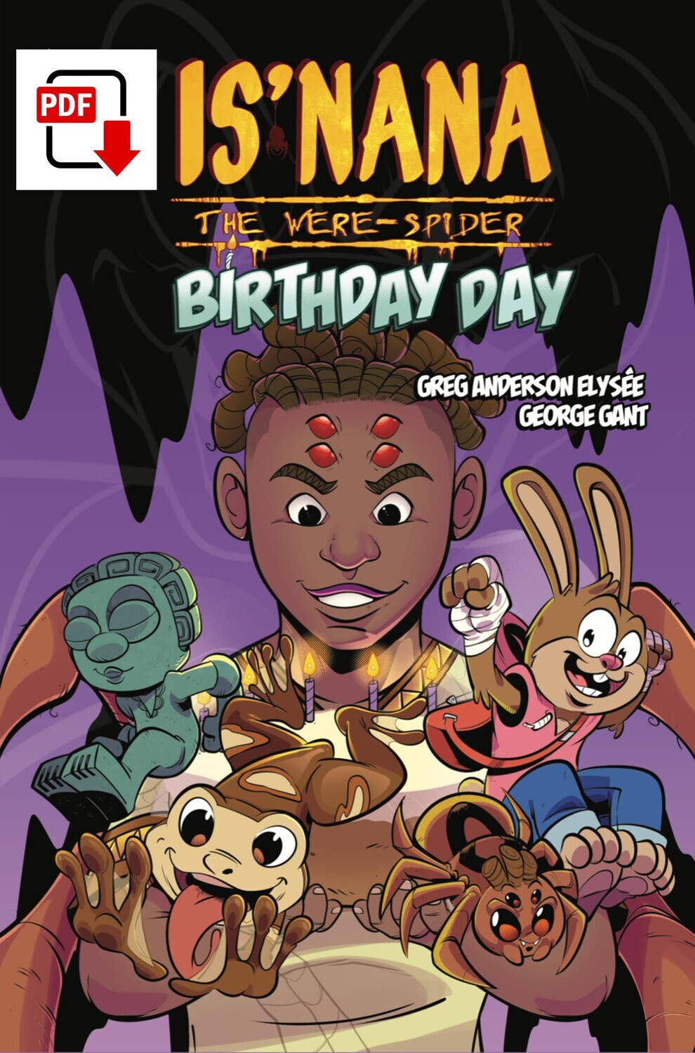 Is'nana the Were-Spider: Birthday Day PDF Digital Download