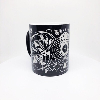 Crystal Hunter Mug - Black