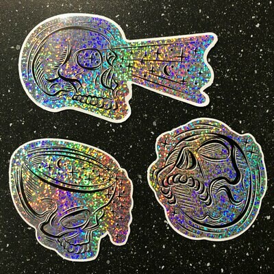 Cosmic Skull Stickers