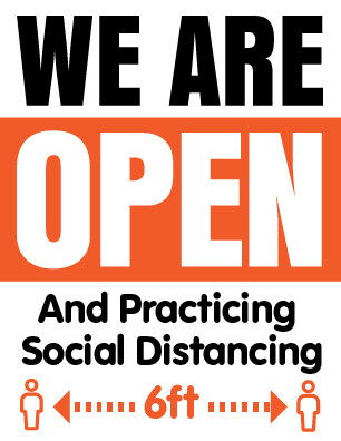 We Are Open Sign We Are Open Sign