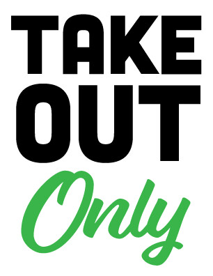 Take Out Green Sign Take Out Green Sign