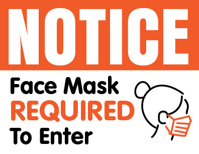 Face Mask Required Sign Face Mask Required Sign