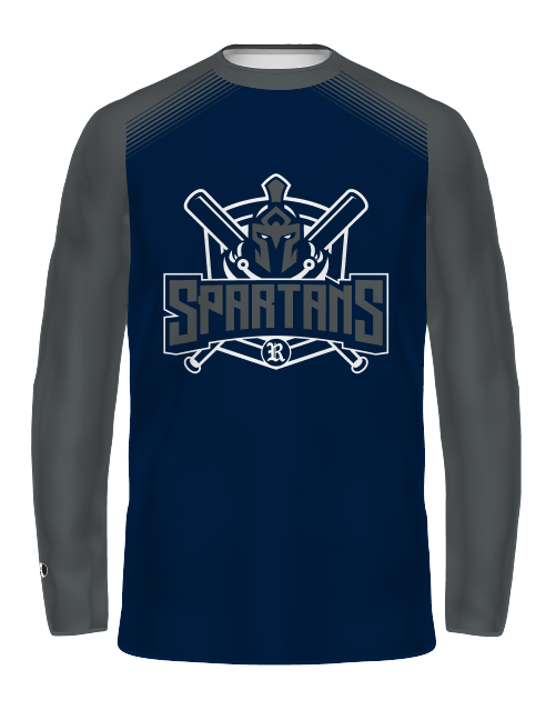 SPARTANS BASEBALL Training Long Sleeve T-Shirt