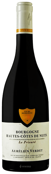 Aurelien Verdet Le Prieure Bourgogne Hautes-Cotes de Nuits Rouge 2019 (750 ml)