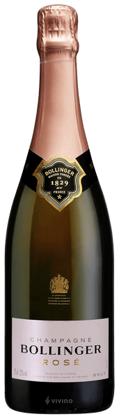 Bollinger Rose Brut Champagne (750 ml)