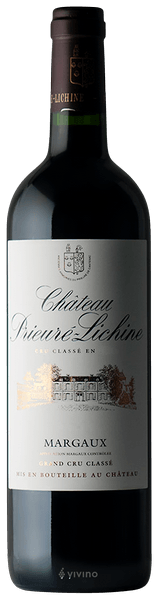 Chateau Prieure-Lichine Margaux (Grand Cru Classe) 2018 (750 ml)