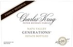 Charles Krug Peter Mondavi Family Reserve Generations 2018 (750 ml)