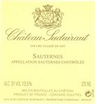 Chateau Suduiraut Sauternes 2016 (750 ml)