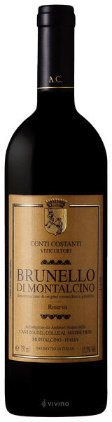 Conti Costanti Brunello di Montalcino Riserva 2016 (750 ml)