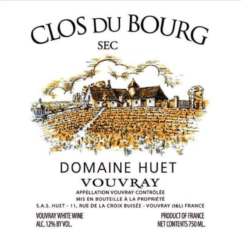Domaine Huet Vouvray Clos du Bourg Sec 2019 (750 ml)