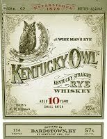 Kentucky Owl The Wise Man Rye Batch Three Straight Whisky 10 Year Old 114 Proof (750 ml)
