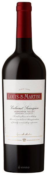 Louis M. Martini Alexander Valley Cabernet Sauvignon 2017 (750 ml)