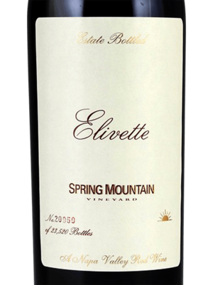 Spring Mountain Vineyard Elivette 2018 (750 ml)