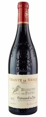 Domaine Bosquet des Papes Chateauneuf-du-Pape Chante le Merle Vieilles Vignes Rhone 2019 (750 ml)