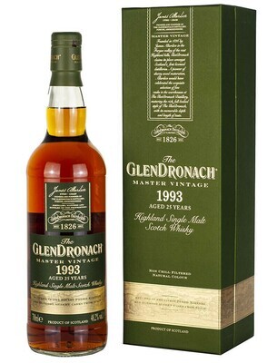 The Glendronach Scotch Single Malt 1993 Master Vintage 25 Year Single Cask (750 ml)
